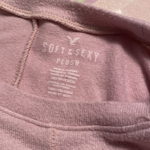 XS light pink American eagle tied sweater. - Picture 3 of 3